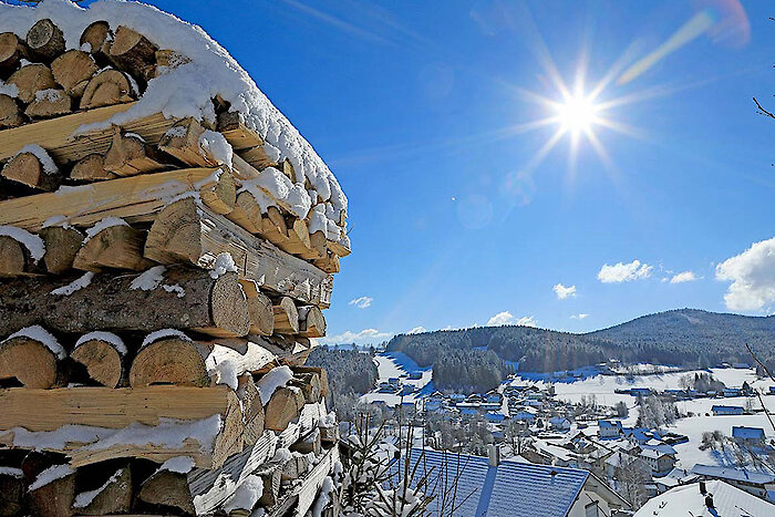 traumhafte Winterlandschaft Winterurlaub im Bayer. Wald